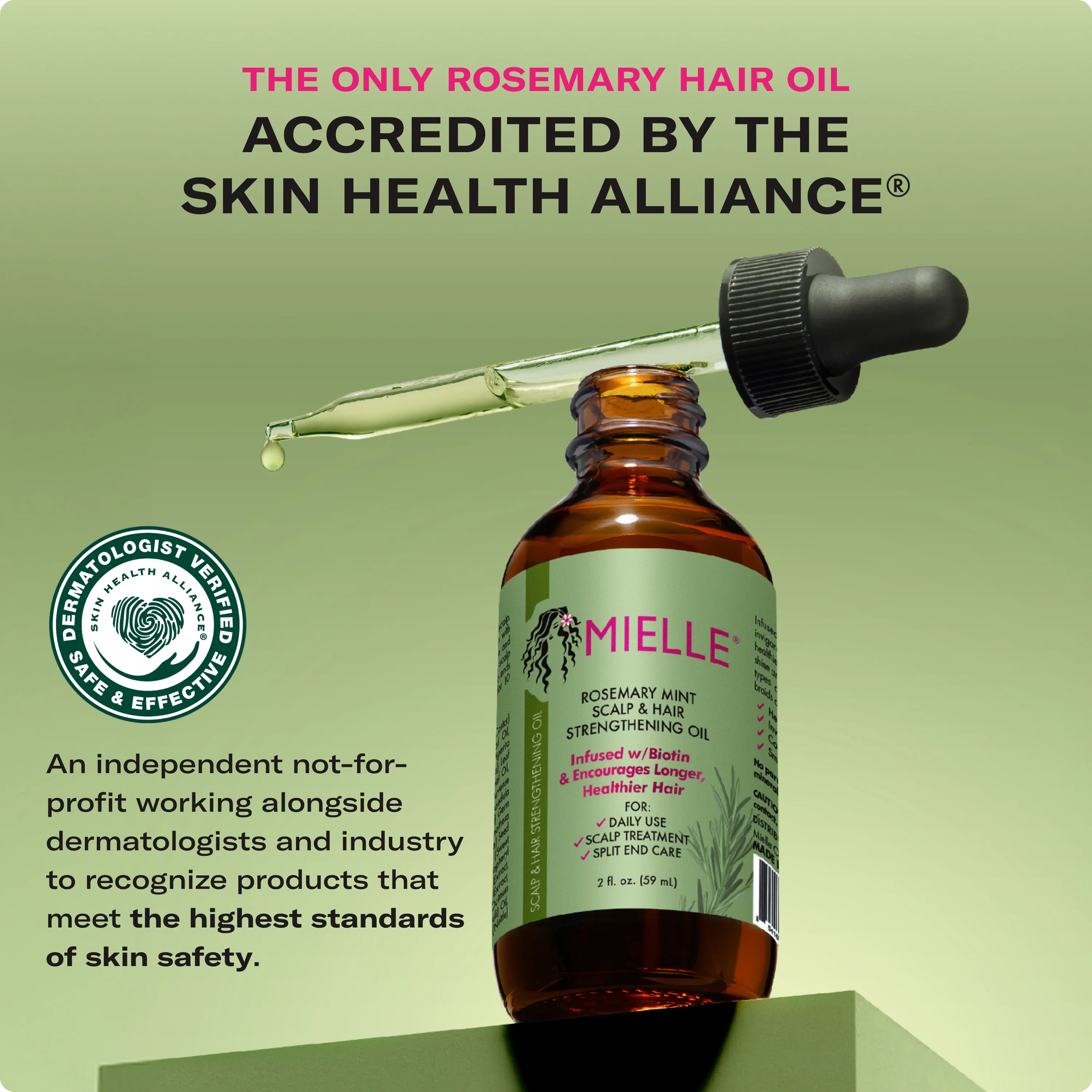 Mielle Rosemary Mint Scalp & Hair Strengthening Oil - 59ml