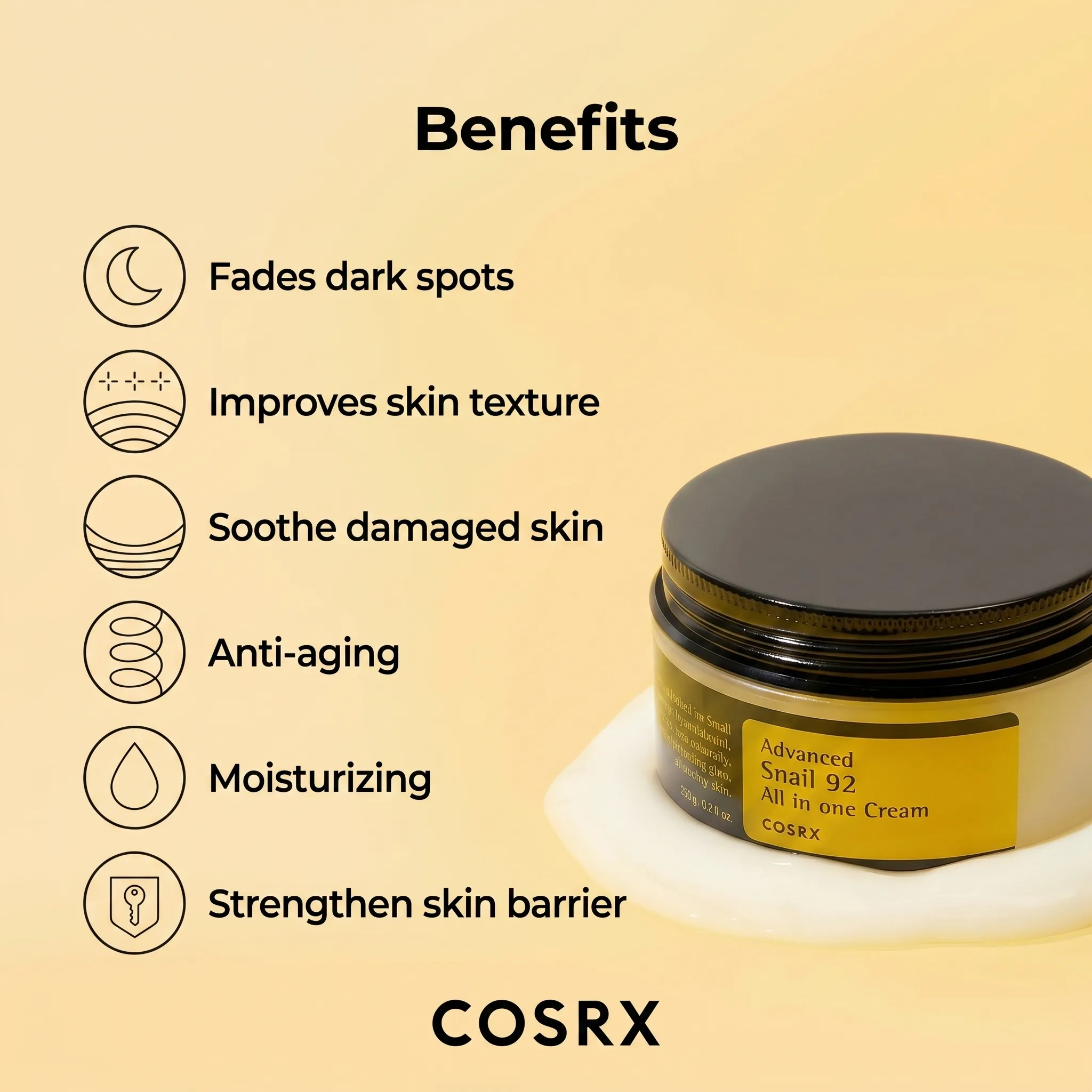 Cosrx Advanced Snail 92 All In One Cream - 100g